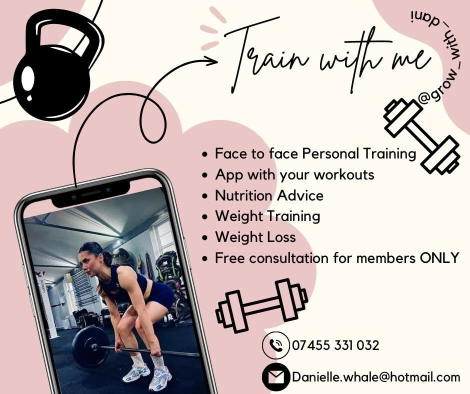Grow With Dani train with me information